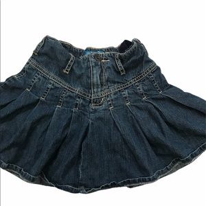 COPY - Little girls jean skirt / skort .
